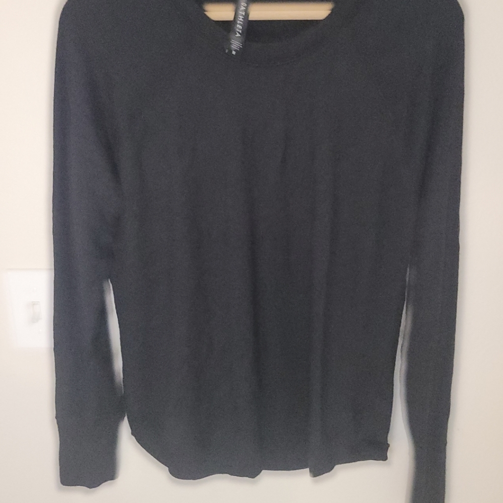 Athleta Pullover Soft Luxe Cozy Sweater Size Medium 54023 In Black